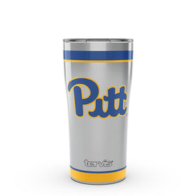 Pitt 20 oz. Stainless Steel Tervis Tumblers with Hammer Lids - Set of 2 Shot #1
