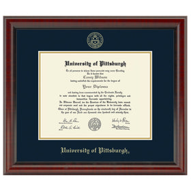 Pitt Diploma Frame, the Fidelitas Shot #1