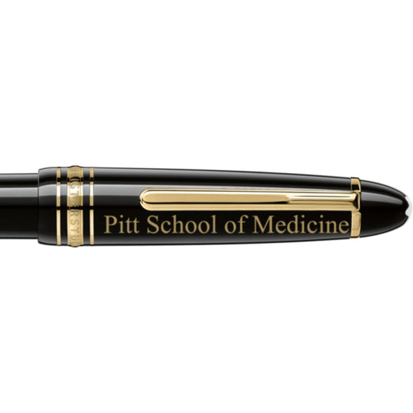 Pitt Med Montblanc Meisterstück Midsize Ballpoint Pen in Gold Shot #2
