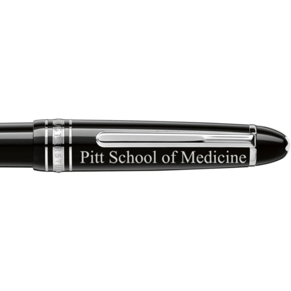 Pitt Med Montblanc Meisterstück Midsize Platinum-Coated Ballpoint Pen Shot #2
