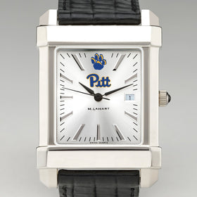 Pitt Men&#39;s Collegiate Watch with Leather Strap Shot #1