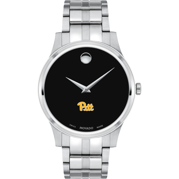 Pitt Men's Movado Collection Stainless Steel Watch with Black Dial Shot #2