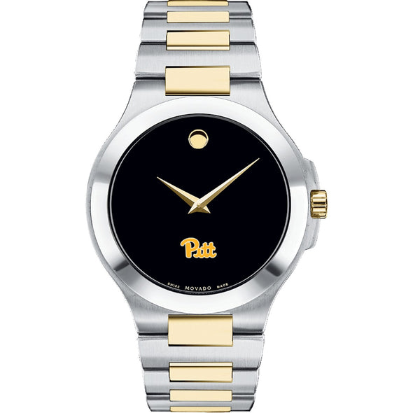 Pitt Men&#39;s Movado Collection Two-Tone Watch with Black Dial Shot #2