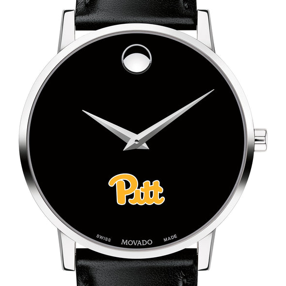 Pitt Men&#39;s Movado Museum with Leather Strap Shot #1