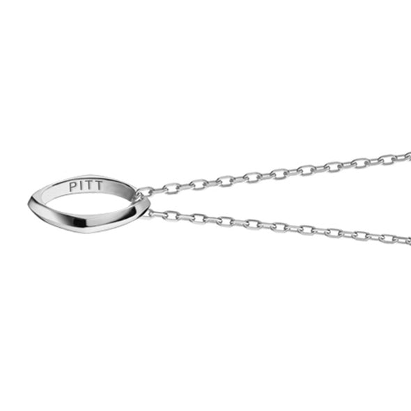 Pitt Monica Rich Kosann Poesy Ring Necklace in Silver Shot #3