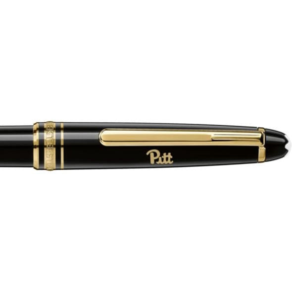 Pitt Montblanc Meisterstück Classique Ballpoint Pen in Gold Shot #2