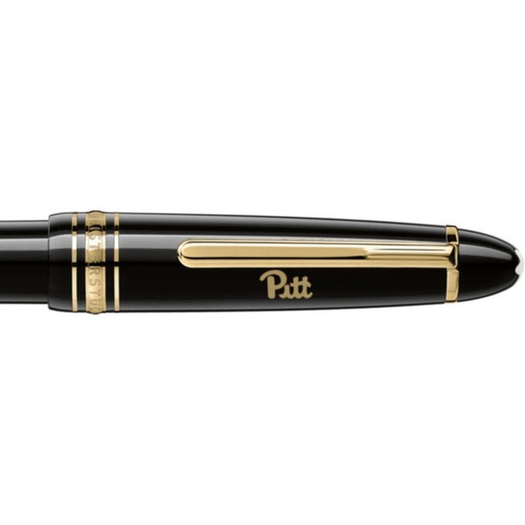 Pitt Montblanc Meisterstück Midsize Ballpoint Pen in Gold Shot #2