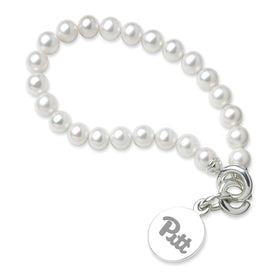 Pitt Pearl Bracelet with Sterling Silver Charm Shot #1
