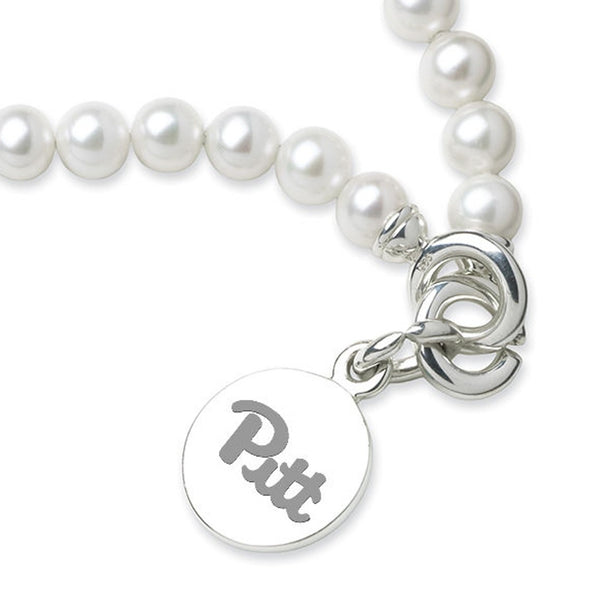 Pitt Pearl Bracelet with Sterling Silver Charm Shot #2