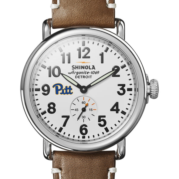 Pitt Shinola Watch, The Runwell 41 mm White Dial Shot #1