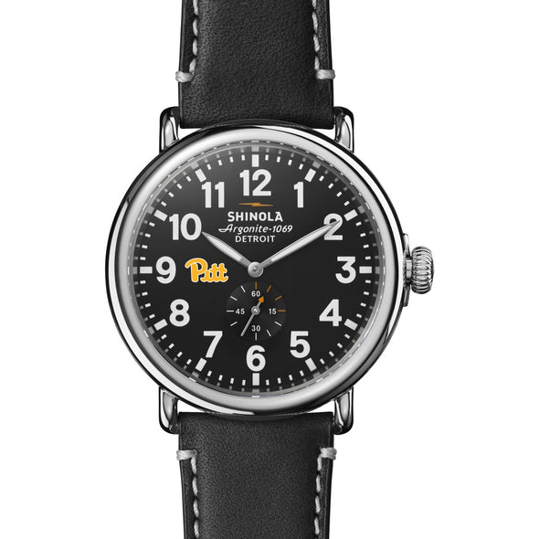 Pitt Shinola Watch, The Runwell 47mm Black Dial Shot #2