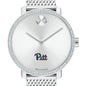 Pitt Women's Movado Bold with Crystal Bezel & Mesh Bracelet Shot #1