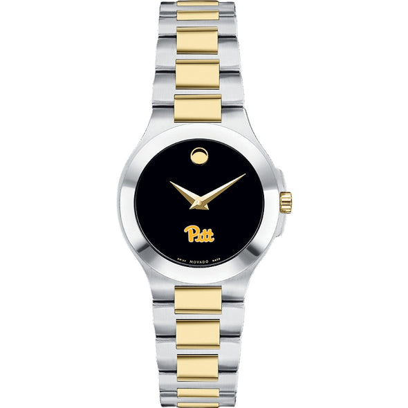 Pitt Women&#39;s Movado Collection Two-Tone Watch with Black Dial Shot #2