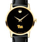 Pitt Women's Movado Gold Museum Classic Leather Shot #1