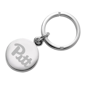 Pittsburgh Sterling Silver Insignia Key Ring Shot #1