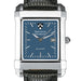 Princeton Men's Blue Quad Watch with Leather Strap