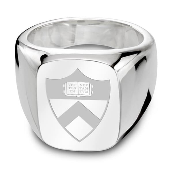 Princeton Sterling Silver Rectangular Cushion Ring Shot #2