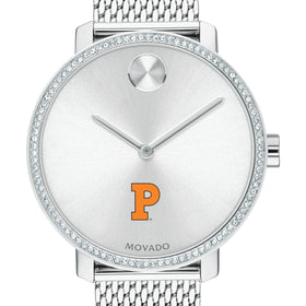 Princeton Women's Movado Bold with Crystal Bezel & Mesh Bracelet Shot #1