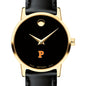 Princeton Women's Movado Gold Museum Classic Leather Shot #1
