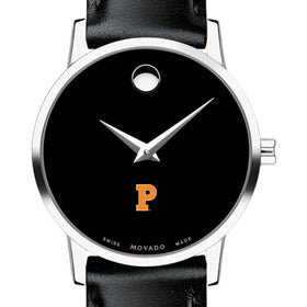 Princeton Women's Movado Museum with Leather Strap Shot #1