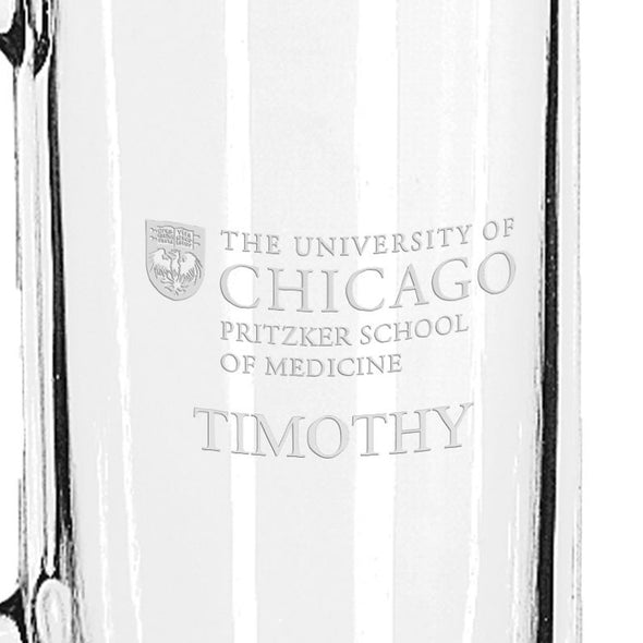 Pritzker School of Medicine 25 oz Beer Mug Shot #3