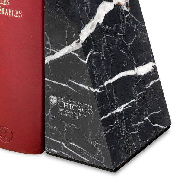 Pritzker School of Medicine Marble Bookends by M.LaHart Shot #2