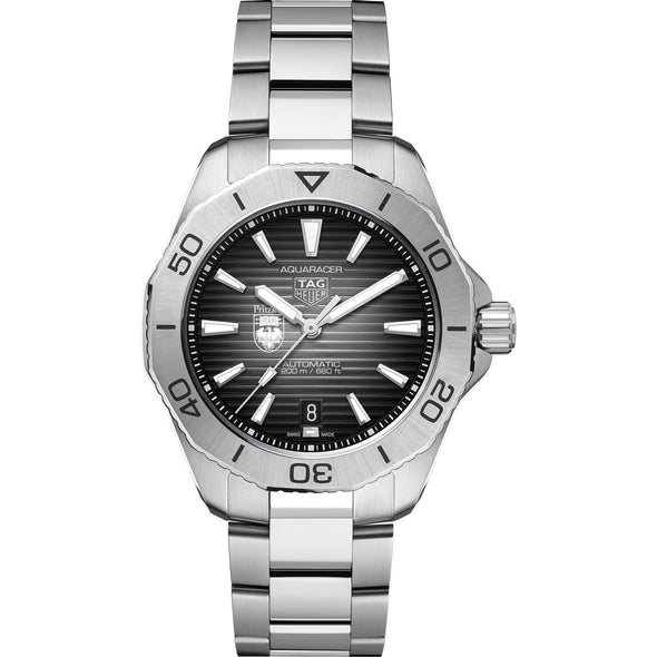 Pritzker School of Medicine Men's TAG Heuer Steel Automatic Aquaracer with Black Dial Shot #2