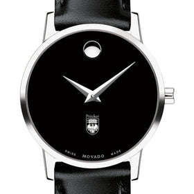 Pritzker School of Medicine Women's Movado Museum with Leather Strap Shot #1