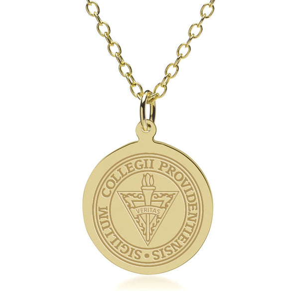 Providence 14K Gold Pendant & Chain Shot #1