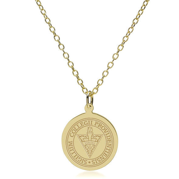 Providence 14K Gold Pendant & Chain Shot #2