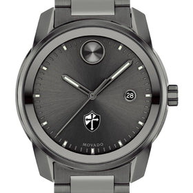 Providence College Men&#39;s Movado BOLD Gunmetal Grey with Date Window Shot #1