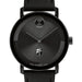Providence College Men's Movado BOLD with Black Leather Strap