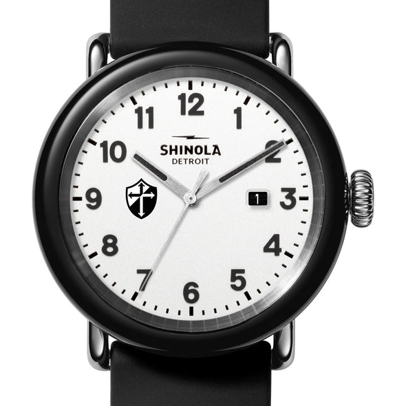 Providence College Shinola Watch, The Detrola 43mm White Dial at M.LaHart &amp; Co. Shot #1