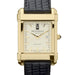 Providence Men's Gold Quad with Leather Strap