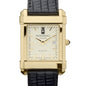 Providence Men's Gold Quad with Leather Strap Shot #1