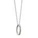 Providence Monica Rich Kosann "Carpe Diem" Poesy Ring Necklace in Silver