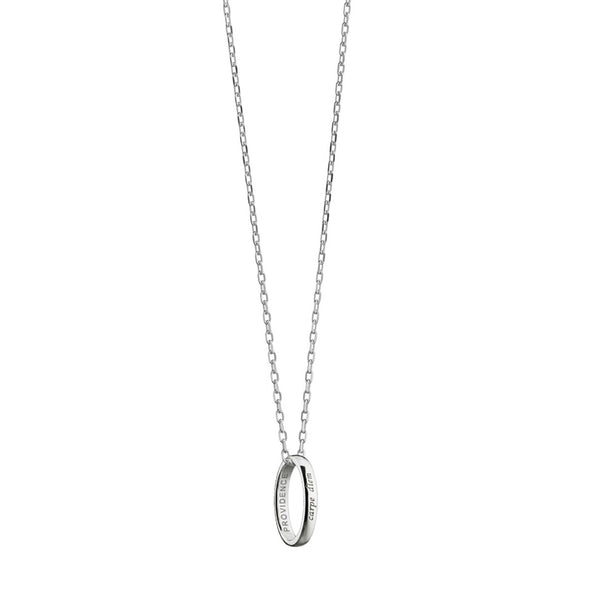 Providence Monica Rich Kosann "Carpe Diem" Poesy Ring Necklace in Silver Shot #2