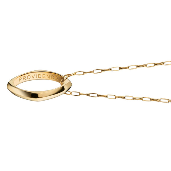 Providence Monica Rich Kosann Poesy Ring Necklace in Gold Shot #3