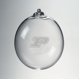 Purdue Glass Ornament by Simon Pearce Shot #1