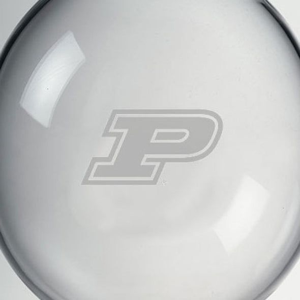 Purdue Glass Ornament by Simon Pearce Shot #2
