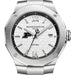 Purdue Men's Baume et Mercier 42mm Riviera Watch with White Dial & Bracelet