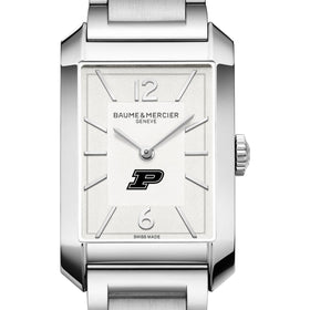 Purdue Men's Baume et Mercier 43X27mm Hampton Watch with Silver Dial & Bracelet Shot #1