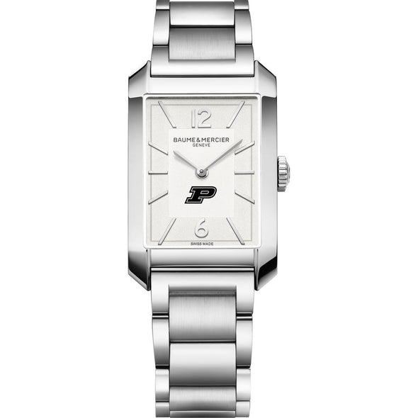 Purdue Men's Baume et Mercier 43X27mm Hampton Watch with Silver Dial & Bracelet Shot #2
