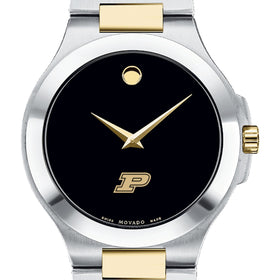 Purdue Men&#39;s Movado Collection Two-Tone Watch with Black Dial Shot #1
