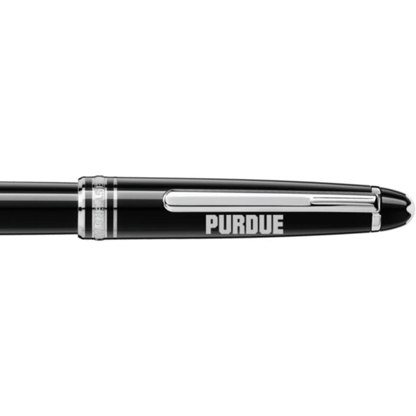 Purdue Montblanc Meisterstück Classique Rollerball Pen in Platinum Shot #2