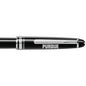 Purdue Montblanc Meisterstück Classique Rollerball Pen in Platinum Shot #2