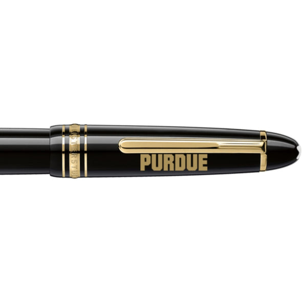 Purdue Montblanc Meisterstück LeGrand Rollerball Pen in Gold Shot #2