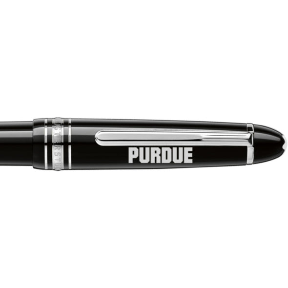 Purdue Montblanc Meisterstück Midsize Platinum-Coated Ballpoint Pen Shot #2
