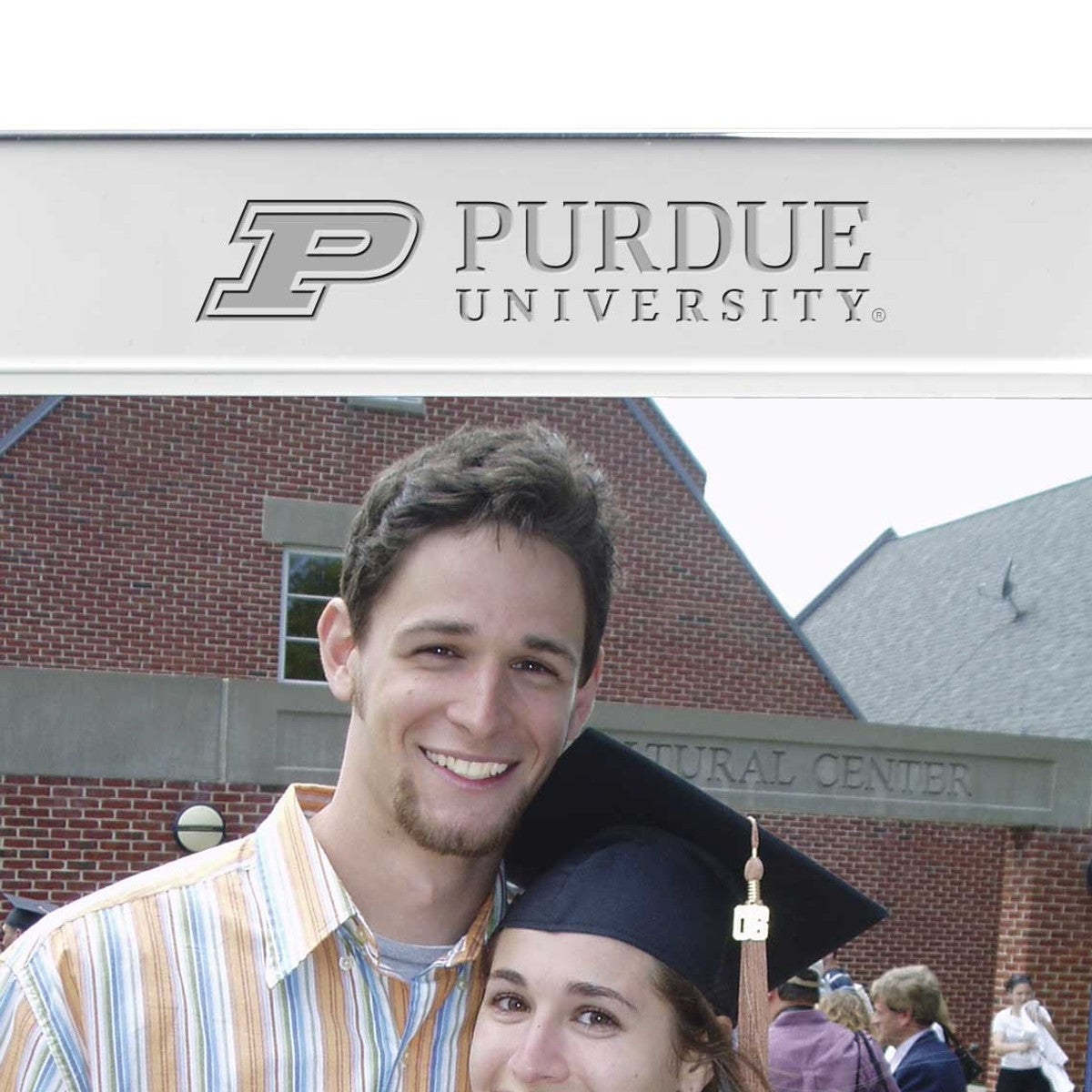 Purdue Polished Pewter 5x7 Picture Frame | M.LaHart & Co.