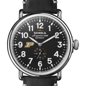 Purdue Shinola Watch, The Runwell 47 mm Black Dial Shot #1